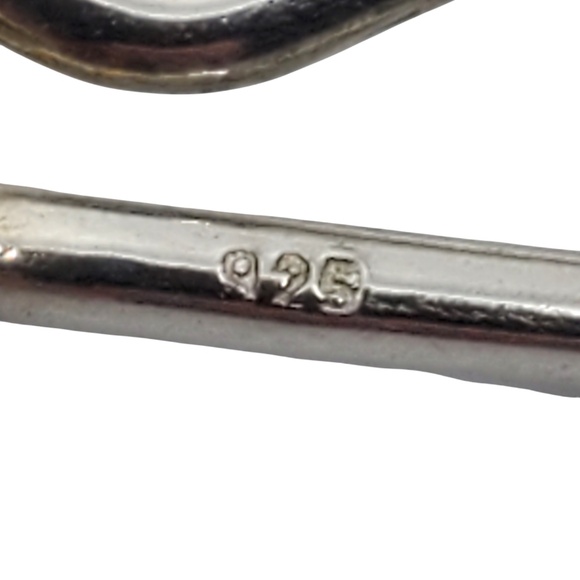 Sterling Silver Amber Beads Link Bracelet #20643 - Picture 6 of 9